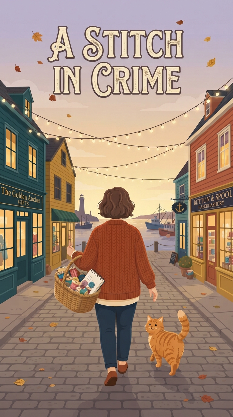 Cover of A Stitch in Crime by L.J. LUMIERE